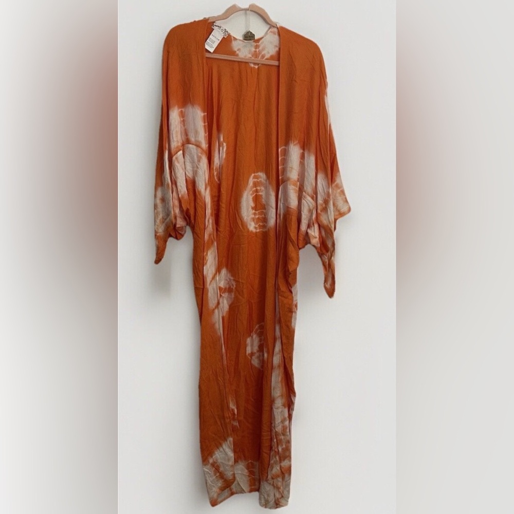 Free people tie-dye kimono